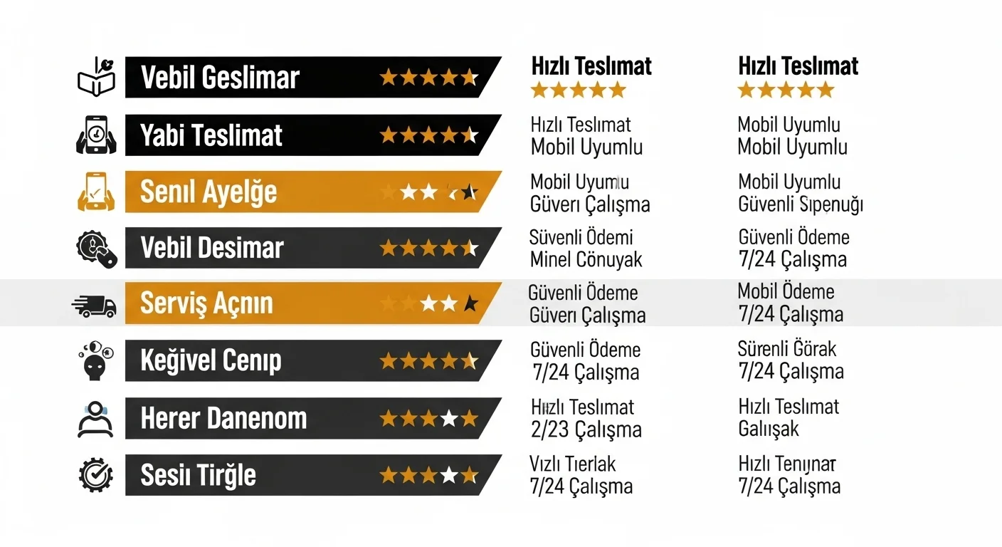 Reference visual listing prominent web design agencies in Kayseri.