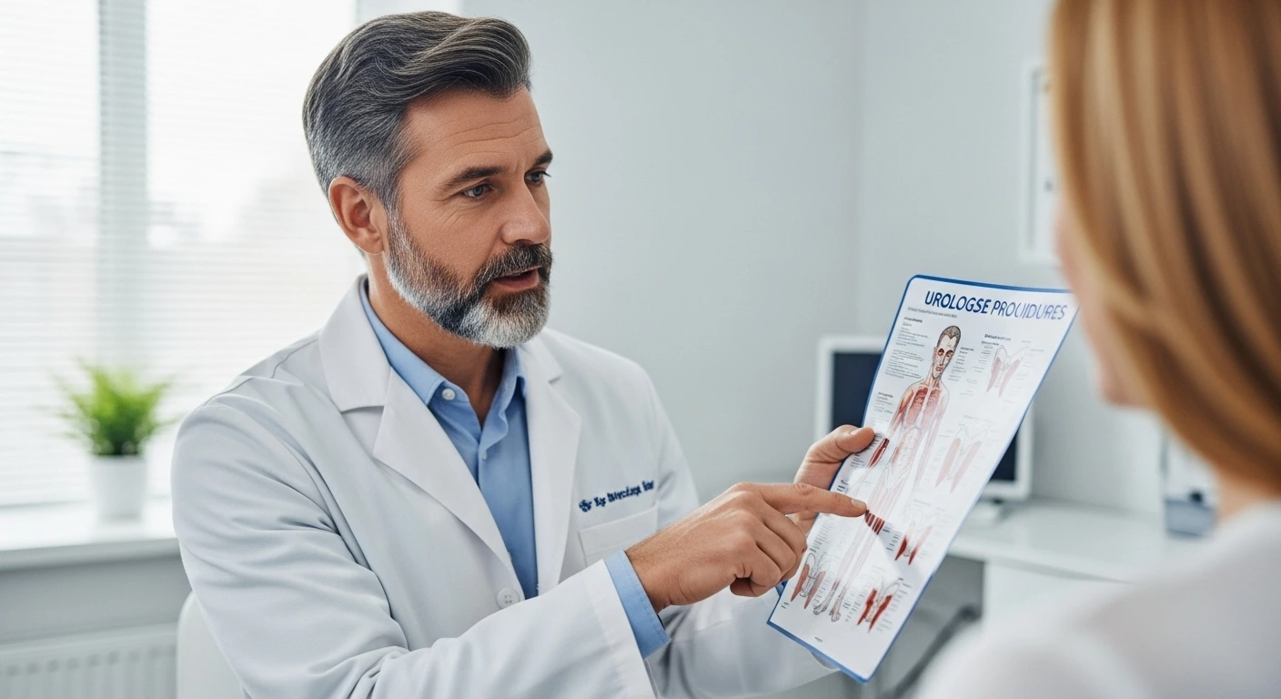 Specialist urology doctor consultation for male genital aesthetic surgeries.