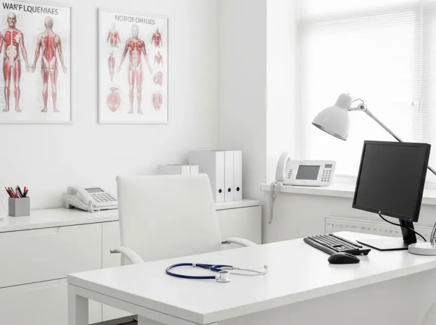 Genital estetik ameliyatları için profesyonel doktor konsültasyonu ve modern tıbbi ortam